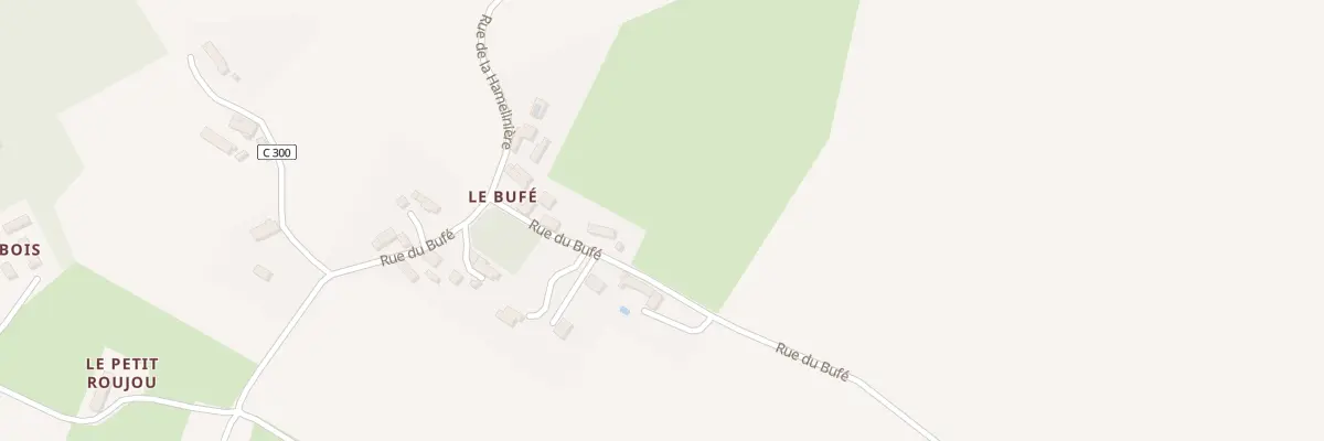 Plan du 2 Rue du Bufé à Lublé
