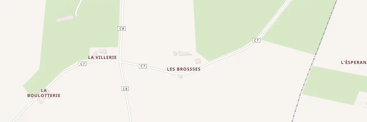 Plan du 1 Les Brosses à Lucé-sous-Ballon