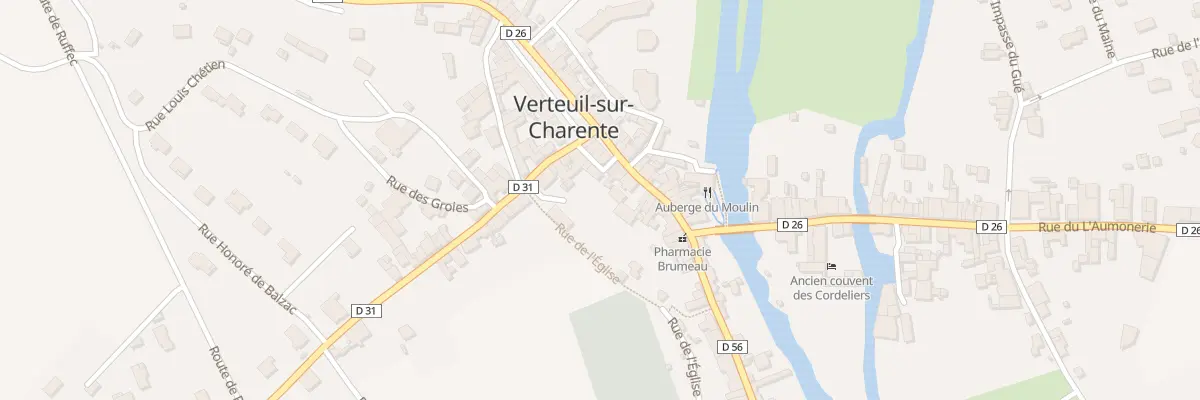 Plan du 7B Rue des Halles à Verteuil-sur-Charente
