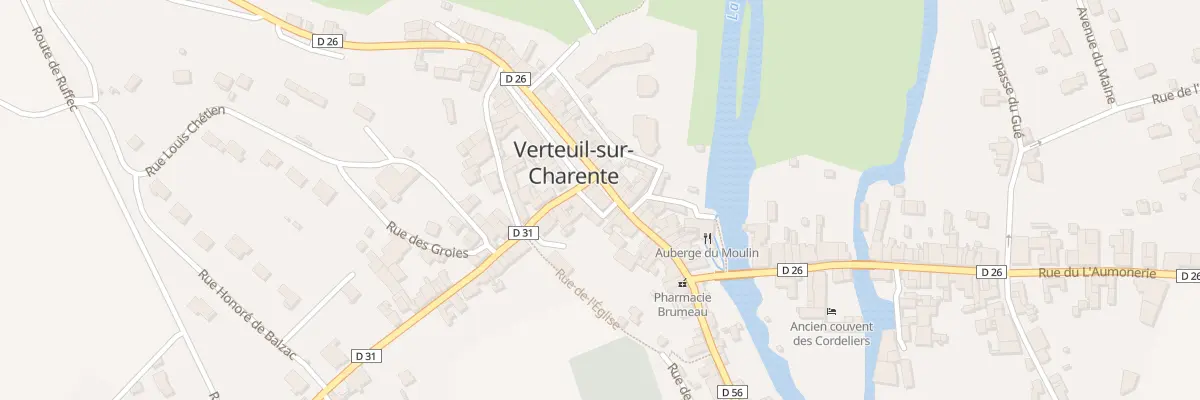Plan du 17 Rue des Halles à Verteuil-sur-Charente