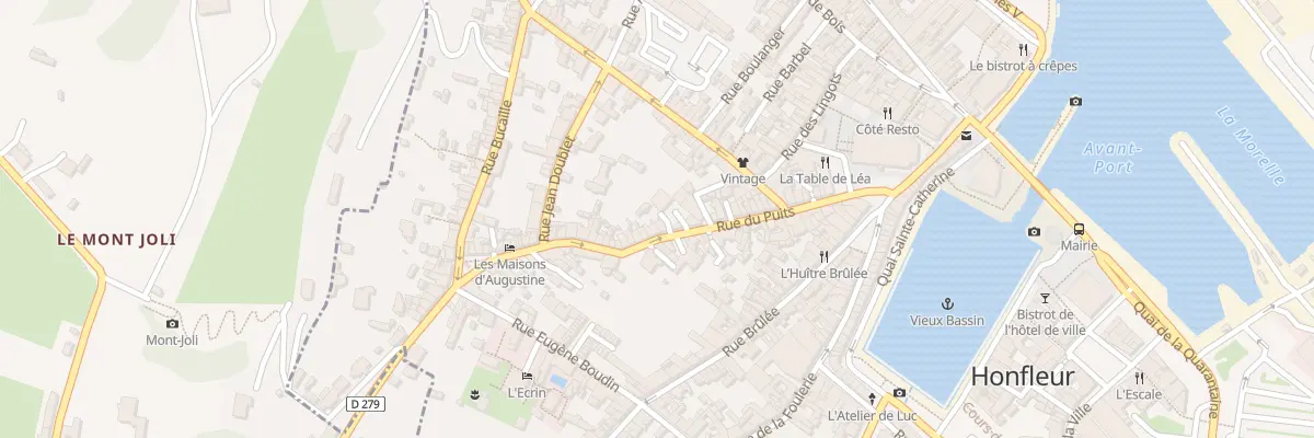 Plan du 34 Rue du Puits à Honfleur