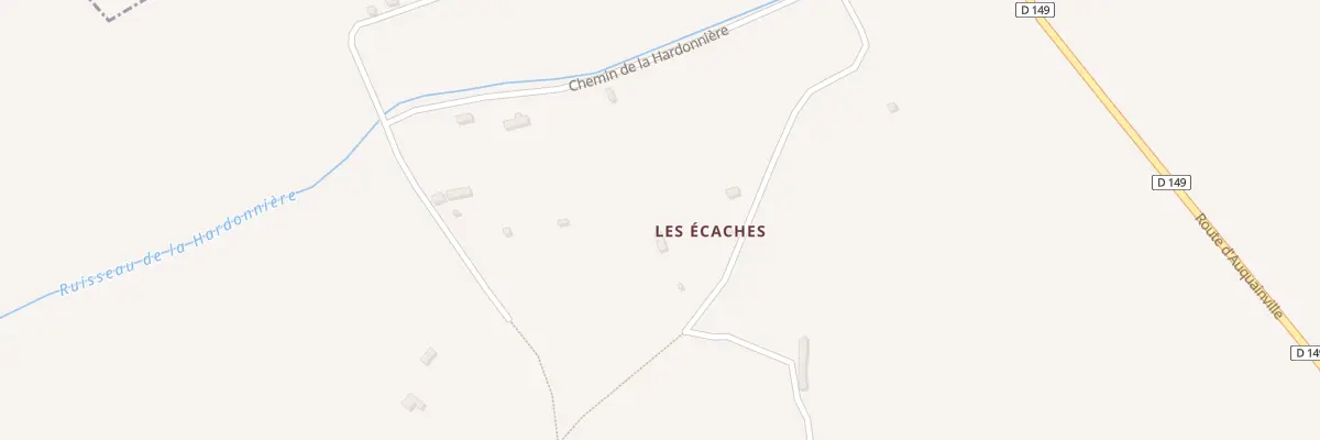 Plan du 1 Che des Ecaches à Prêtreville