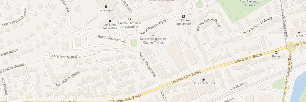 Plan du 18 Rue de Vaugauthier au Mans