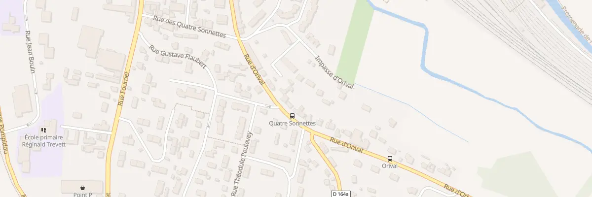 Plan du 25T Rue d’Orival à Lisieux