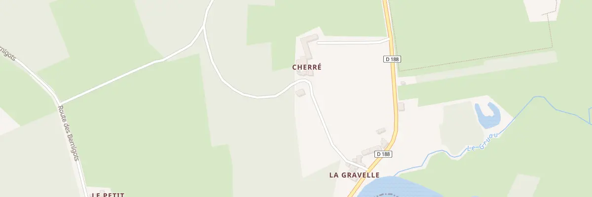 Plan du 40 Rte D188 à Aubigné-Racan