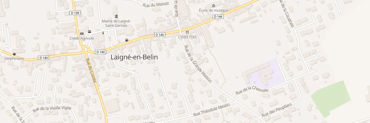 Plan du 6 Rue de la Grande Maison à Laigné-Saint-Gervais