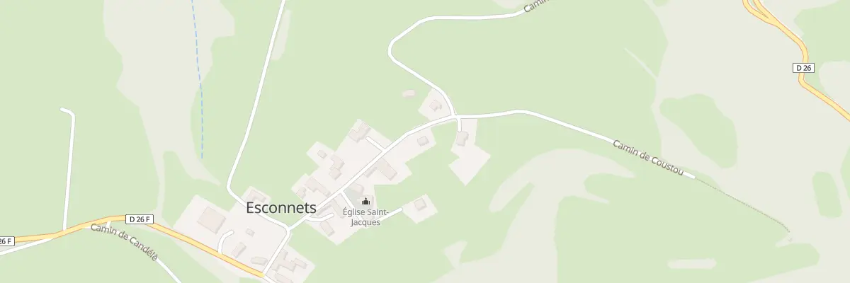 Plan du 5034 Tucò de Puyò à Esconnets