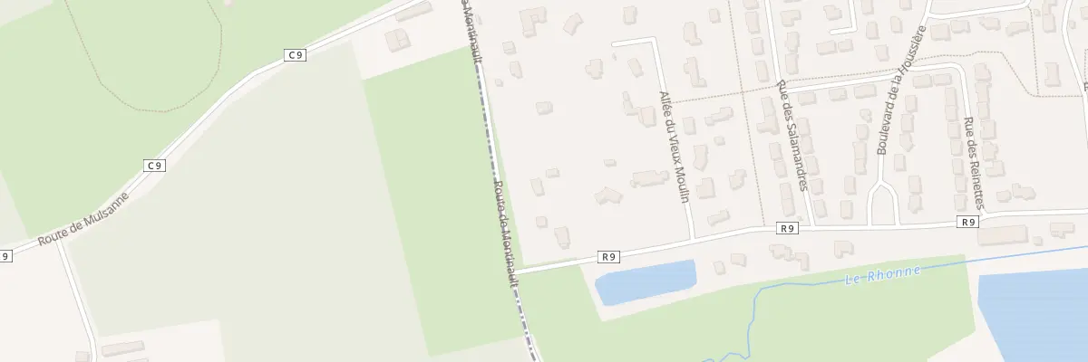 Plan du 14 Rte de Montinault à Mulsanne