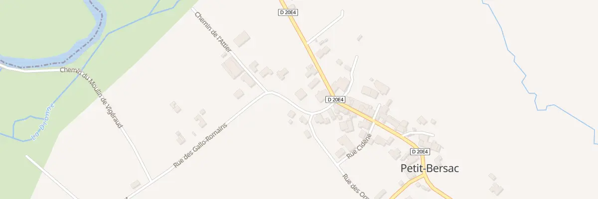 Plan du 45 Le Bourg à Petit-Bersac