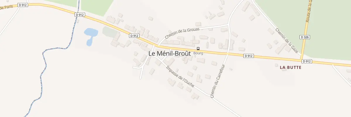 Plan du 89 Le Bourg au Ménil-Broût