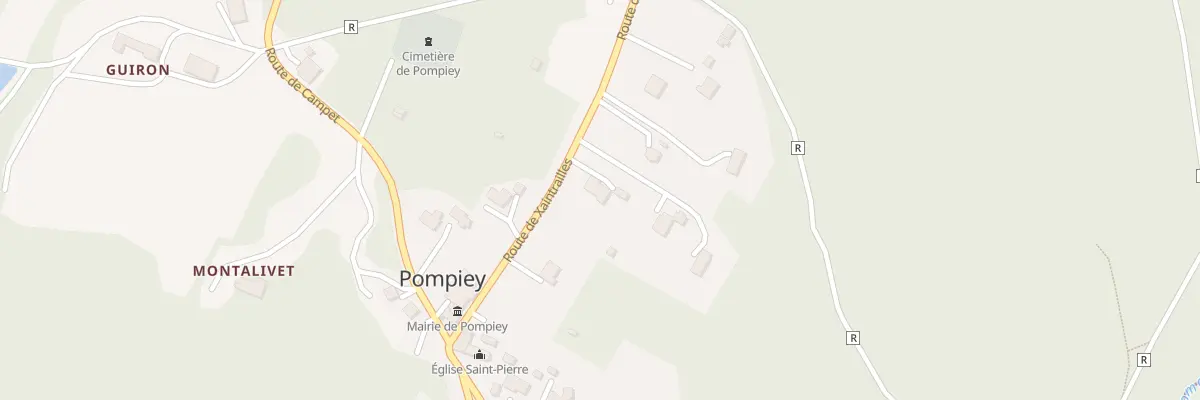 Plan du 180 Rte de Xaintrailles à Pompiey