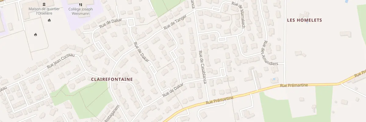 Plan du 9 Rue de Rabat au Mans
