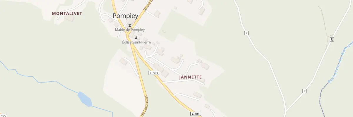 Plan du 117 Imp de Jannette à Pompiey