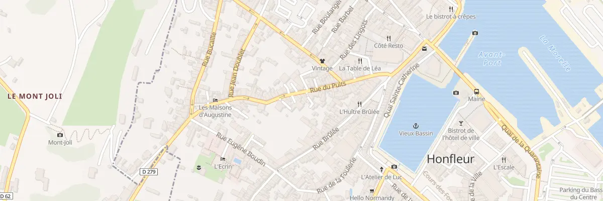 Plan du 35 Rue du Puits à Honfleur