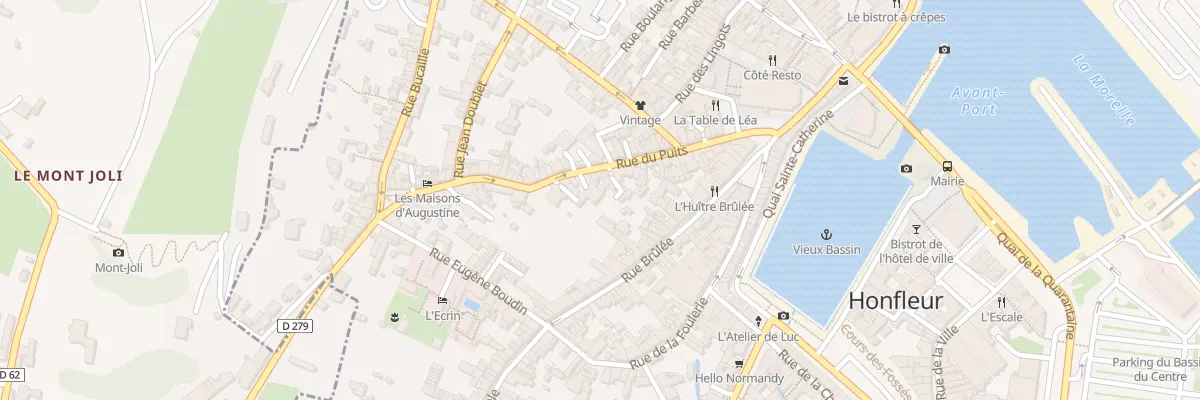 Plan du 37 Rue du Puits à Honfleur