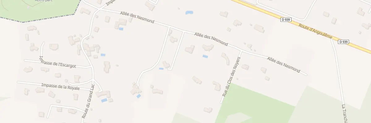 Plan du 5482 All des Nesmond à Garat