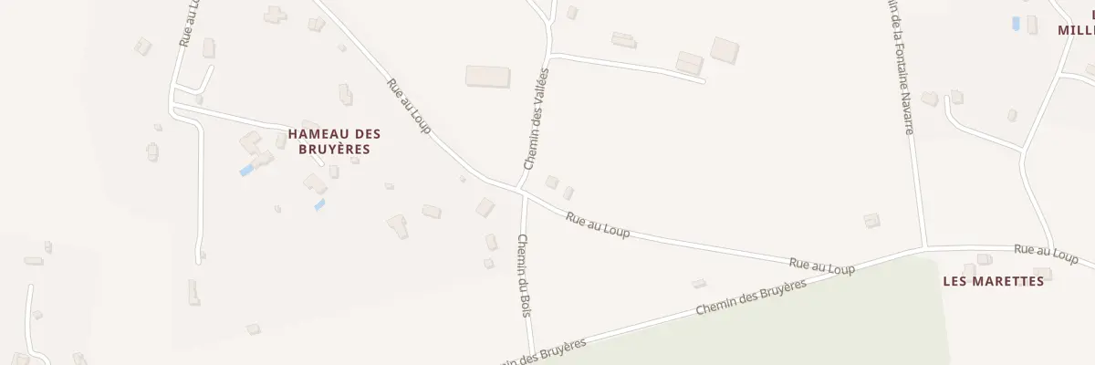 Plan du 993 Rue au Loup à Manneville-la-Pipard