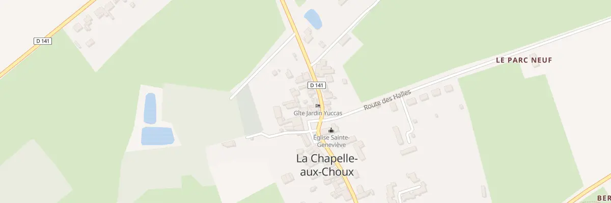 Plan du 2 Pl du Commandant Demenois à La Chapelle-aux-Choux