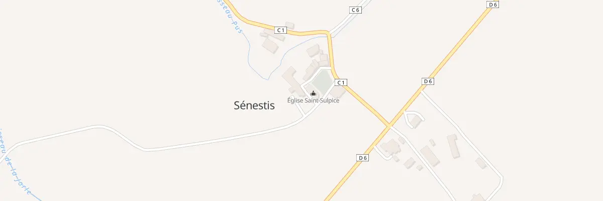 Plan du 23 Au Bourg à Sénestis