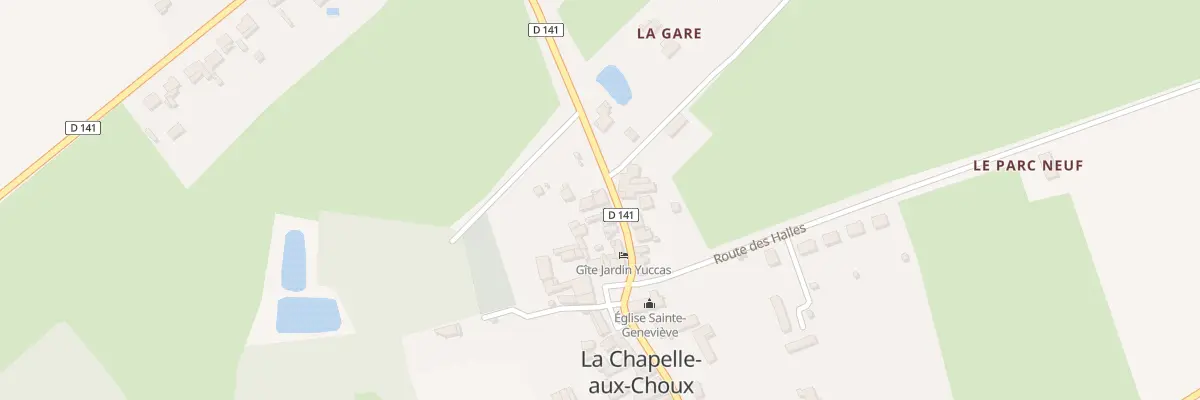 Plan du 2 Rue de Vallon-sur-Loir à La Chapelle-aux-Choux