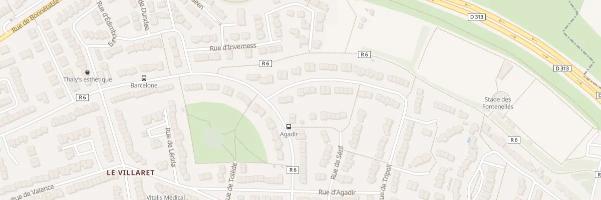 Plan du 6 Rue de Tripoli au Mans