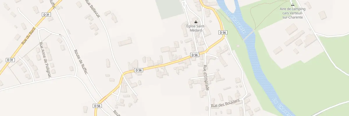 Plan du 6 Rue Saint-Médard à Verteuil-sur-Charente