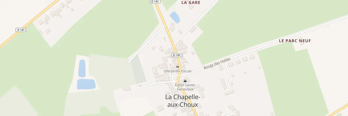 Plan du 8 Rue de Vallon-sur-Loir à La Chapelle-aux-Choux