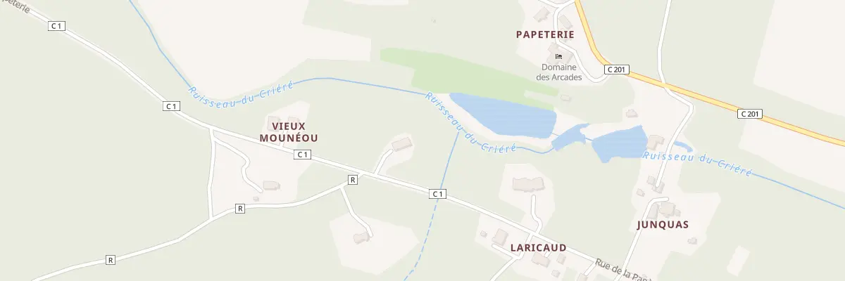 Plan du 672 Rue de la Papèterie à Réaup-Lisse