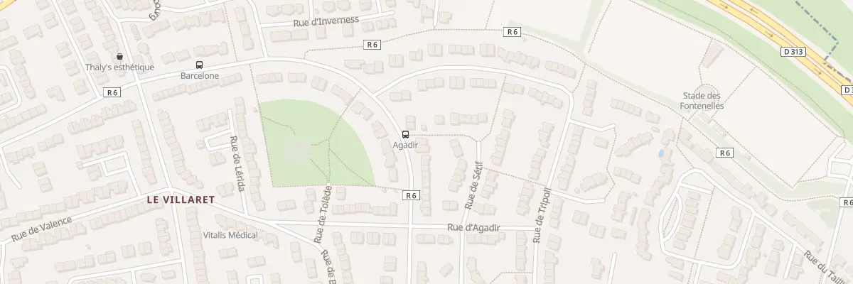Plan du 85 Rue du Villaret au Mans