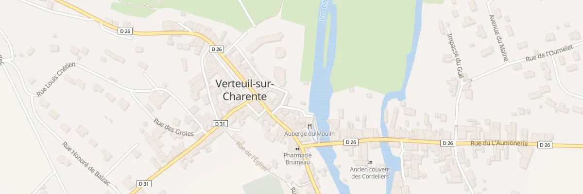 Plan du 4 Rue des Douves à Verteuil-sur-Charente