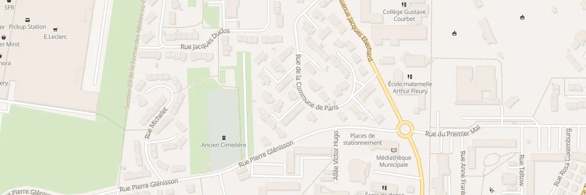 Plan du 34 Rue de la Commune de Paris à Gonfreville-l’Orcher