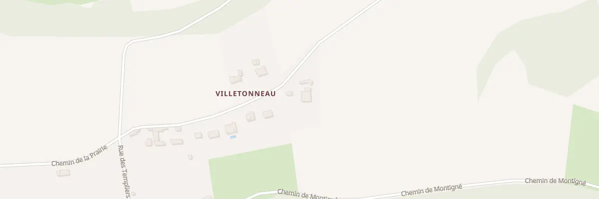 Plan du 16 Che de Villetonneau à Condac