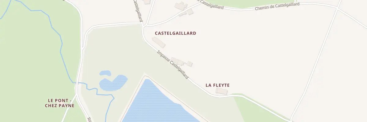 Plan du 165 Castelgaillard à Saint-Sernin