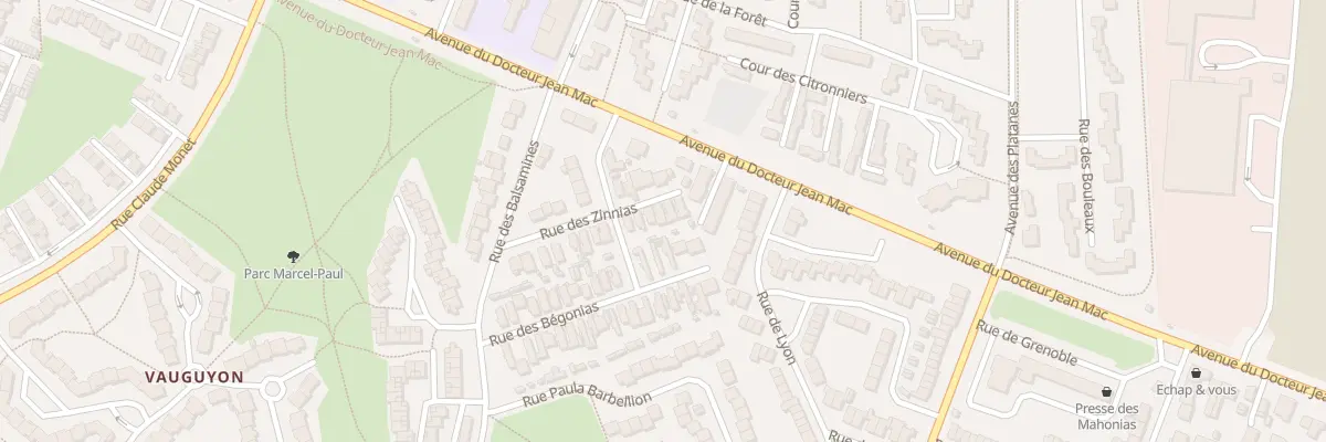 Plan du 5 Rue des Zinnias au Mans