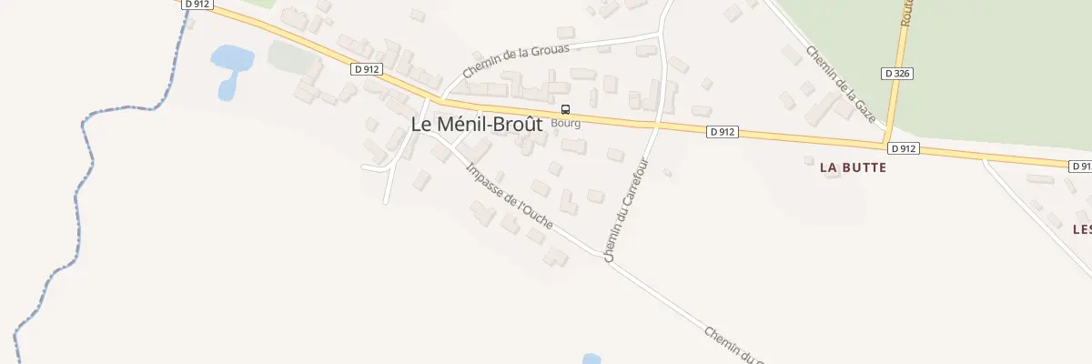 Plan du 84 Le Bourg au Ménil-Broût