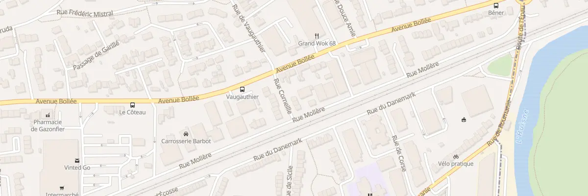 Plan du 3 Rue Corneille au Mans
