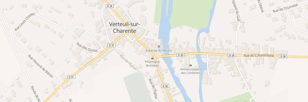 Plan du 4 Rue des Halles à Verteuil-sur-Charente