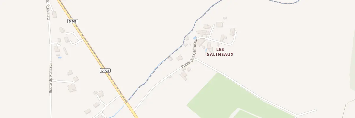 Plan du 111 Les Galineaux-Est à La Roquille