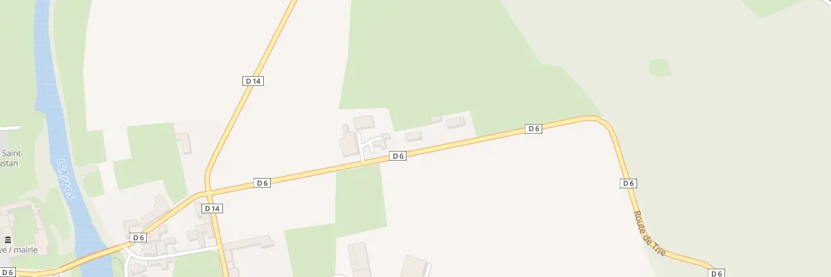 Plan du 5 Rte de Trie à Saint-Sever-de-Rustan