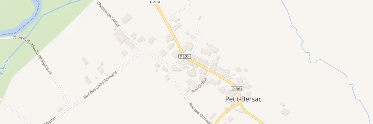 Plan du 39 Le Bourg à Petit-Bersac