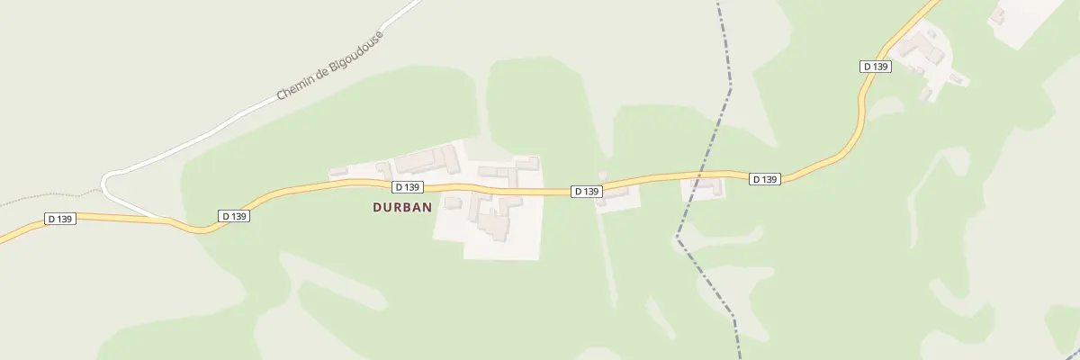 Plan du 5006 Durban Darre à Castillon