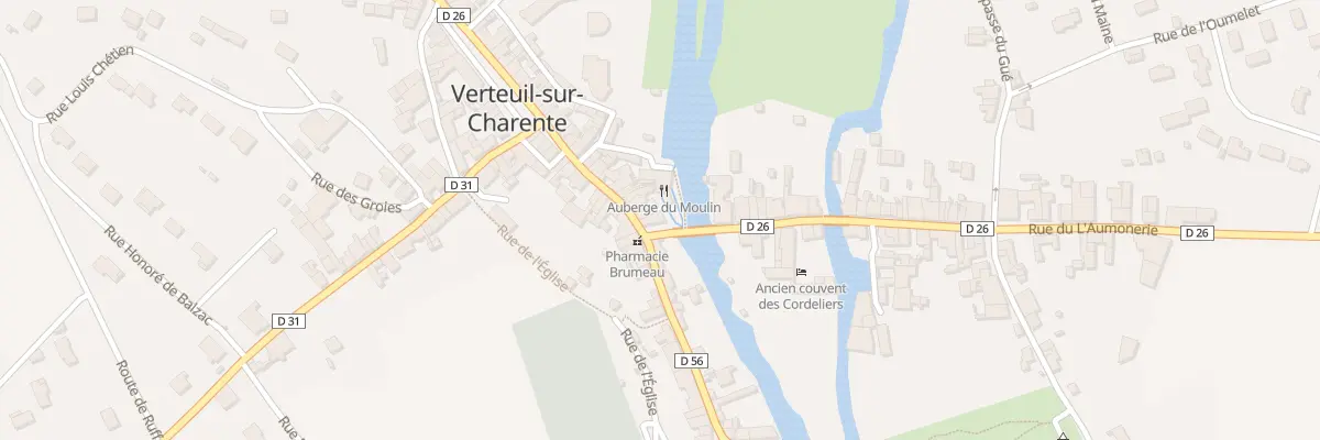 Plan du 1 Rue du Docteur Deux Desprès à Verteuil-sur-Charente