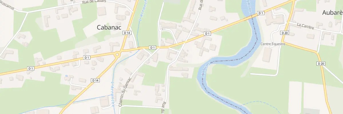 Plan du 1 Rue du Moulin à Cabanac