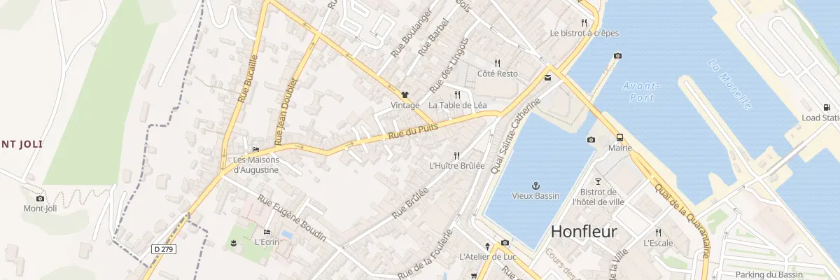 Plan du 19 Rue du Puits à Honfleur