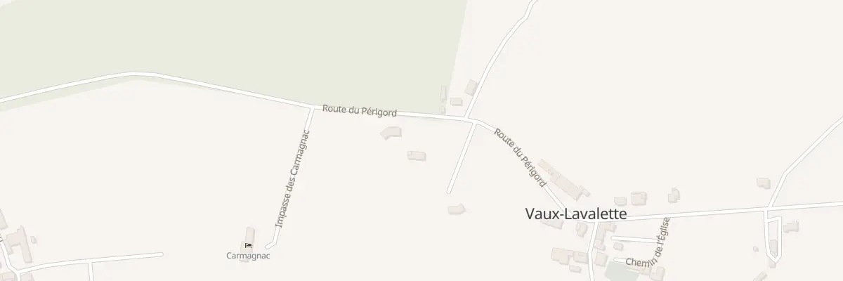 Plan du 5064 Metairie de Carmagnac à Vaux-Lavalette