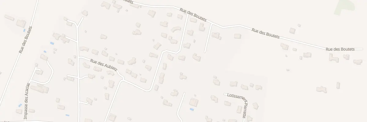 Plan du 408 Rue du Lot. Hameau des Boutets à Virazeil