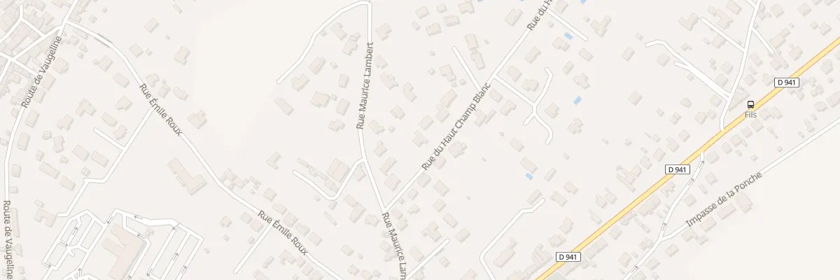 Plan du 87 Rue du Haut Champ Blanc à Ruelle-sur-Touvre
