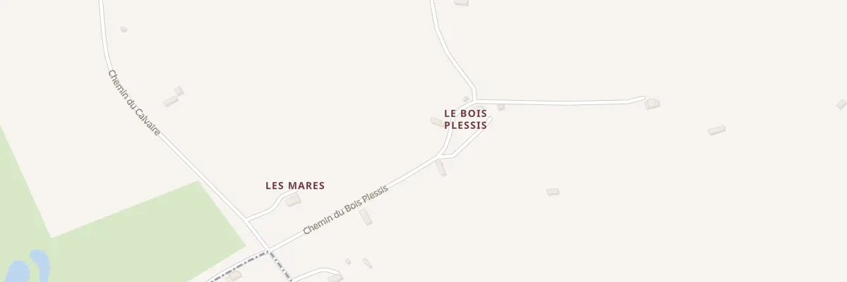 Plan du 183 Che du Bois Plessis à Saint-Julien-sur-Calonne