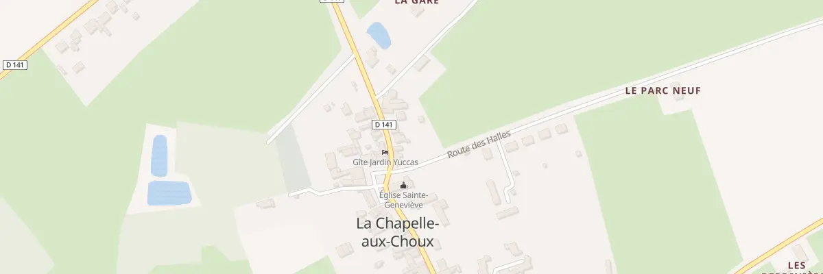 Plan du 7 Rue de Vallon-sur-Loir à La Chapelle-aux-Choux