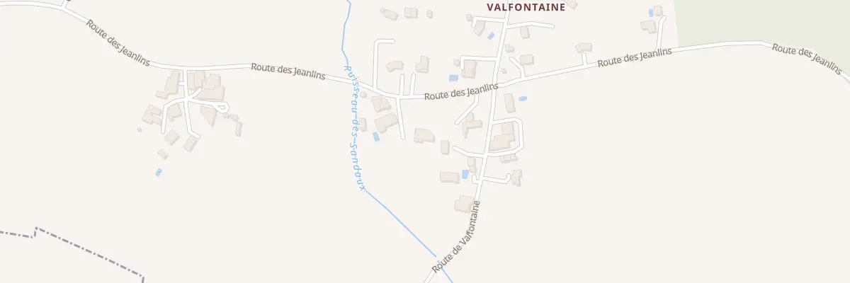 Plan du 46 Valfontaine à La Roquille
